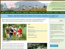 Tablet Screenshot of naturecamp.net